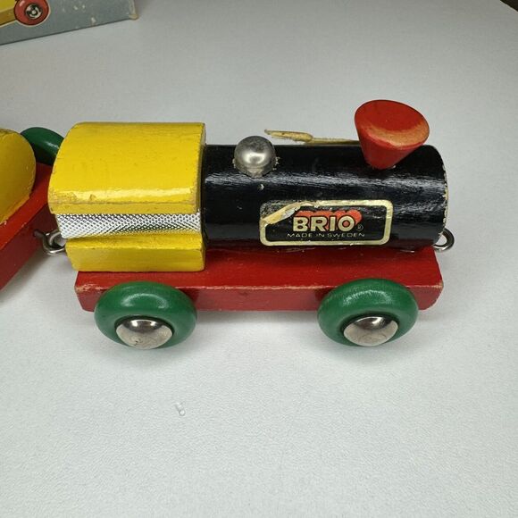 Vintage Brio #3134 Miniature Train Set W/ BOX! RARE Collectible - Picture 2 of 7